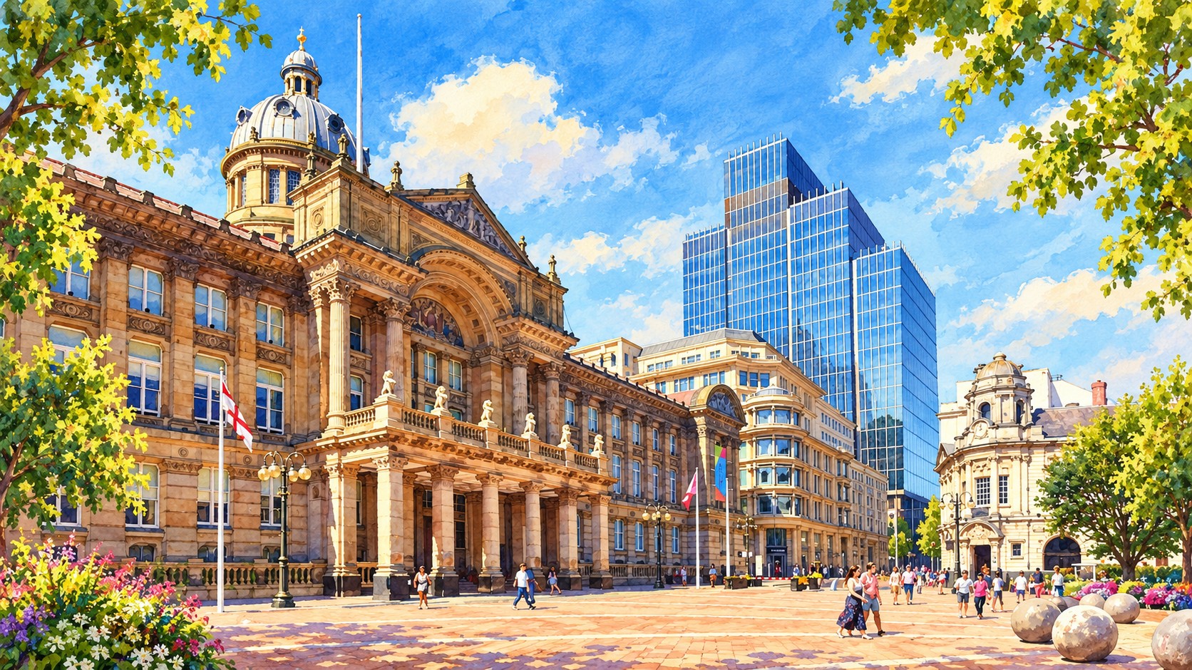 Artist’s impression of Council House, Victoria Square, Birmingham