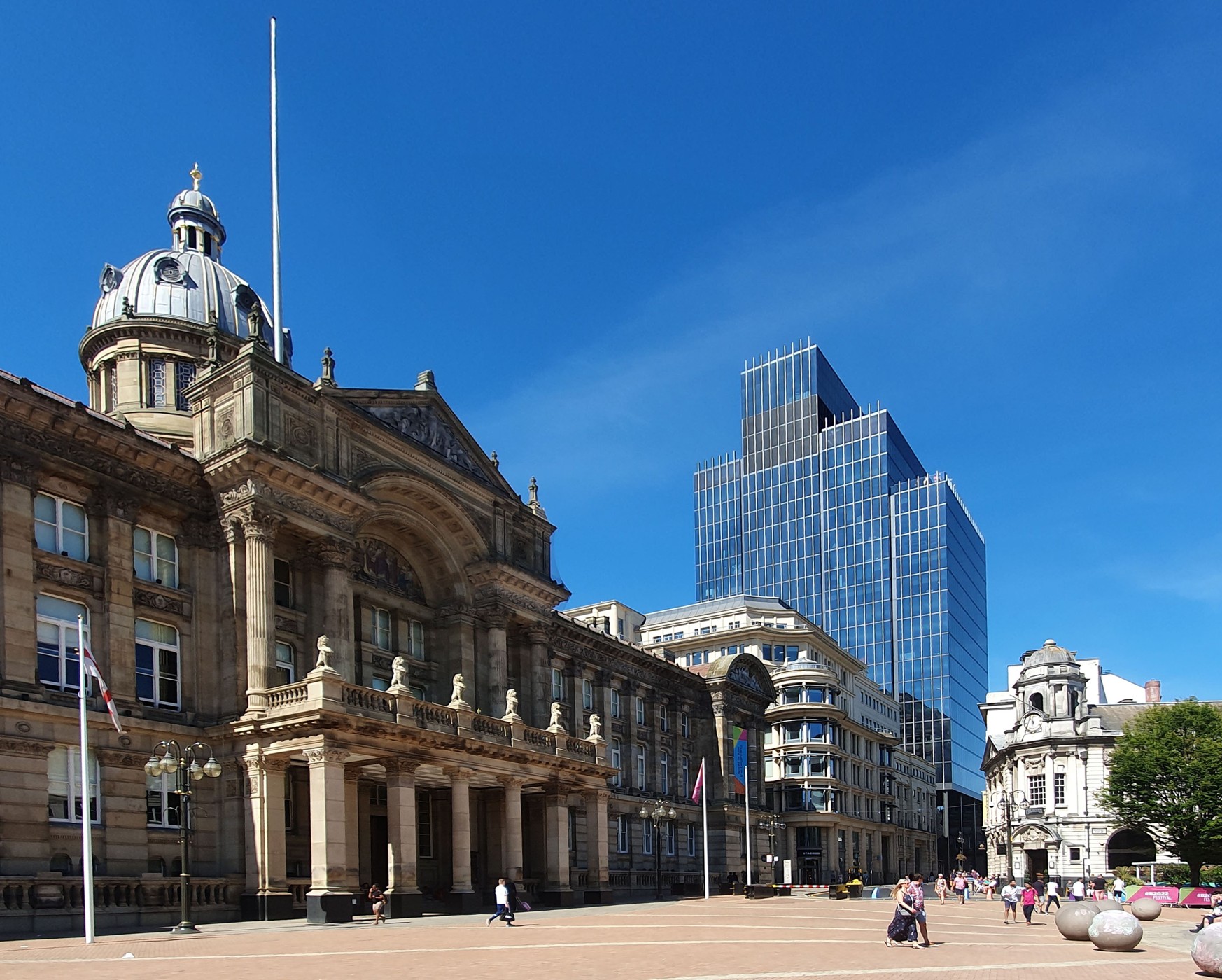 Council House, Victoria Square, Birmingham - July 2022